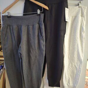 Lot of Three (3) Athleta Coastal Luxe joggers size MP